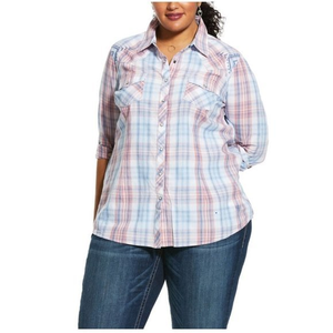 Ariat Long Sleeve Snap Button‎ Women's Size Mediam